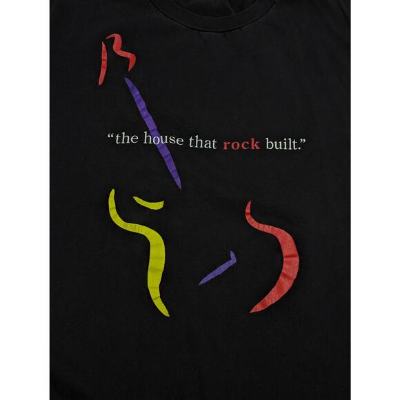 Vintage 90s Rock and Roll Hall of Fame Tee Shirt Single Stitch Guitar Music Top - Picture 3 of 8